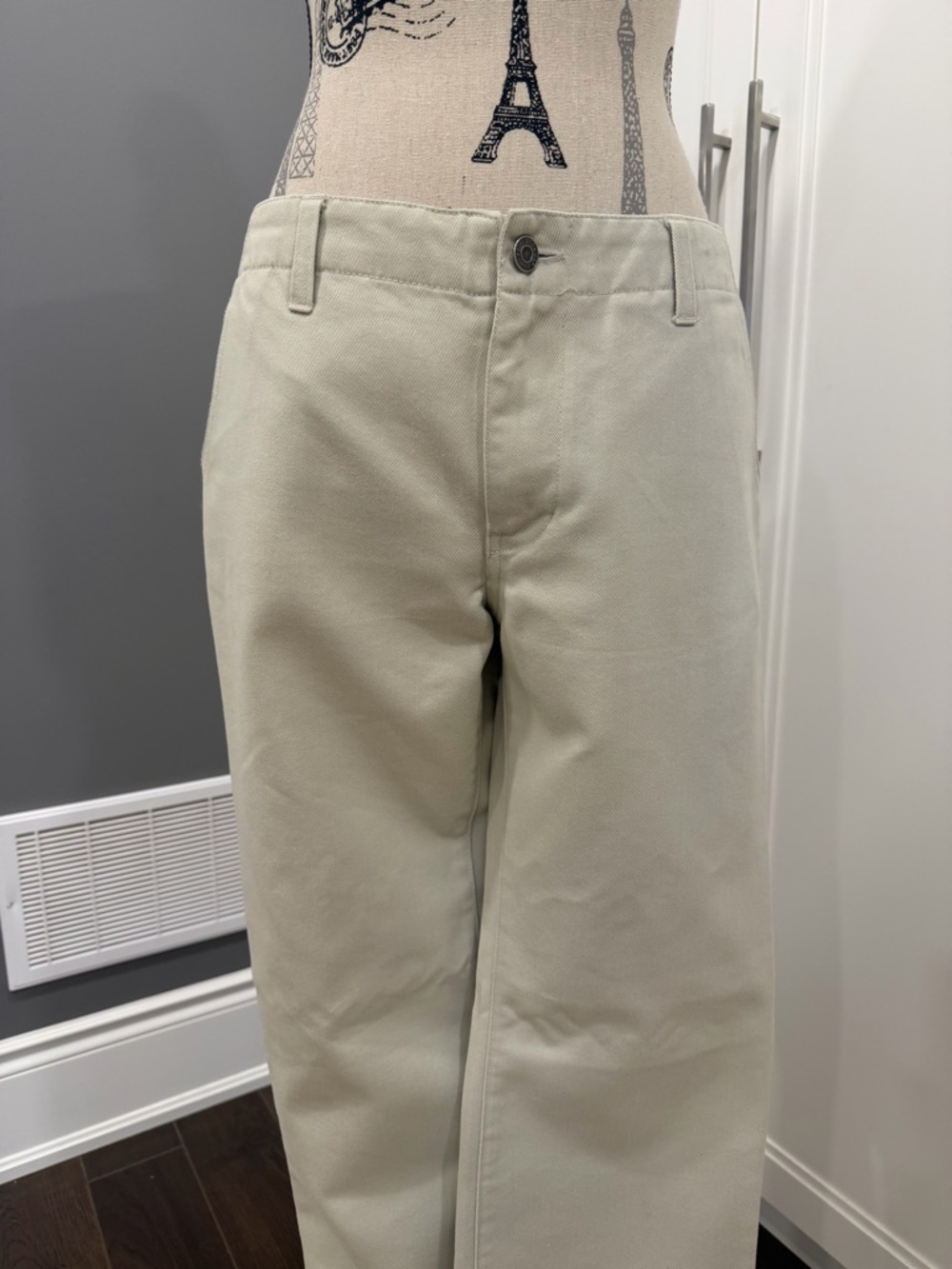 Vintage, GAP Hipster Trouser in Light Beige - Picture 4 of 16